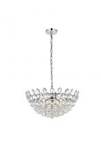 Elegant 1104D20C - Emilia 20 inch pendant in chrome
