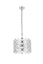 Elegant 1111D13C - Lyla 13 inch pendant in chrome