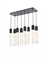 Elegant 2088D36BK - Pendant L36"W12"H24"L8 Black