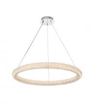 Elegant 3800D31C - Bowen 32 inch Adjustable LED Chandelier in Chrome