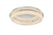 Elegant 3800F26C - Bowen 26 inch Adjustable LED Flush Mount in Chrome