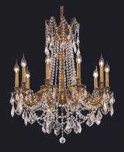 Elegant 9210D28FG/RC - Rosalia 10 light French Gold Chandelier Clear Royal Cut Crystal