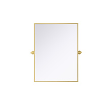 Elegant MR6H2432BRA - Metal Frame Mirror 24"W x 32"H Brass
