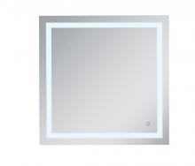 Elegant MRE13636 - Helios 36in x 36in Hardwired LED mirror with touch sensor and color changing temperature