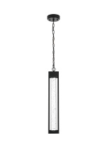 Elegant OD604H23BK - Amaris 23 inch LED Outdoor Pendant in Black