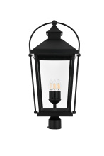 Elegant OD605P27BK - Luz 27 inch Outdoor Post light in Black