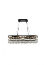 Elegant V2034D28BK/RC - Maxime 28 inch black chandelier