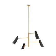 Visual Comfort & Co. Studio Collection AEC1024BBSMBK - Tresa Four Light Chandelier