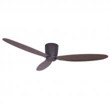 Beacon Lighting America 21288301 - Radar 52" DC Fan Oil Rubbed Bronze w/Dark Oak Blades (Remote Included)