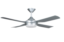 Beacon Lighting America 21289601 - Moonah 52" Silver Ceiling Fan & Light (Remote Included)