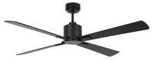 Beacon Lighting America 510529010 - Climate 52" DC Fan Black w/Black Blades (Remote Included)