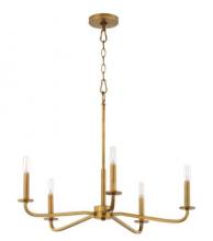 Quorum 6307-5-47 - RUTHERFORD 5LT CHANDELIER - BRB