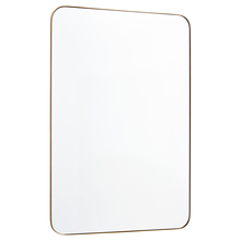 Quorum 12-2436-21 - 24x36 STADIUM MIRROR -GLD