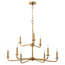 Quorum 6307-9-47 - RUTHERFORD 9LT CHANDELIER - BRB