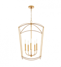 Quorum 6812-5-74 - MANTLE 5LT ENTRY - GL