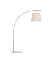 Currey 8000-0117 - Cloister Medium Brass Floor Lamp
