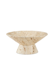 Currey 1200-0812 - Lubo Travertine Small Bowl